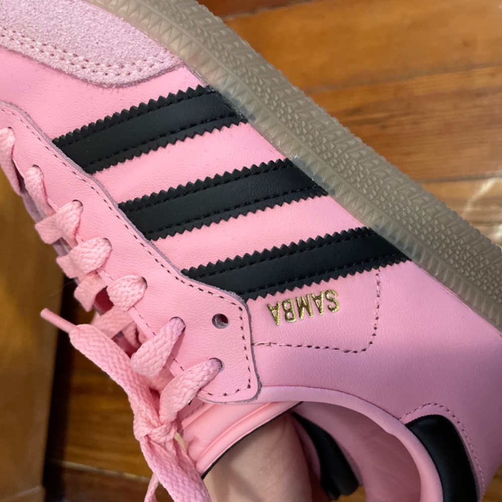 adidas Originals Samba Sneakers in Pink and Black - Picture 5 of 8